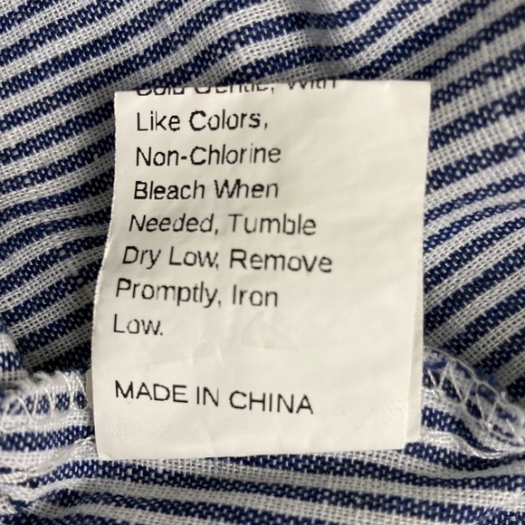 Modest Blue Chambray Embroidered Maxi Dress - Picture 12 of 13